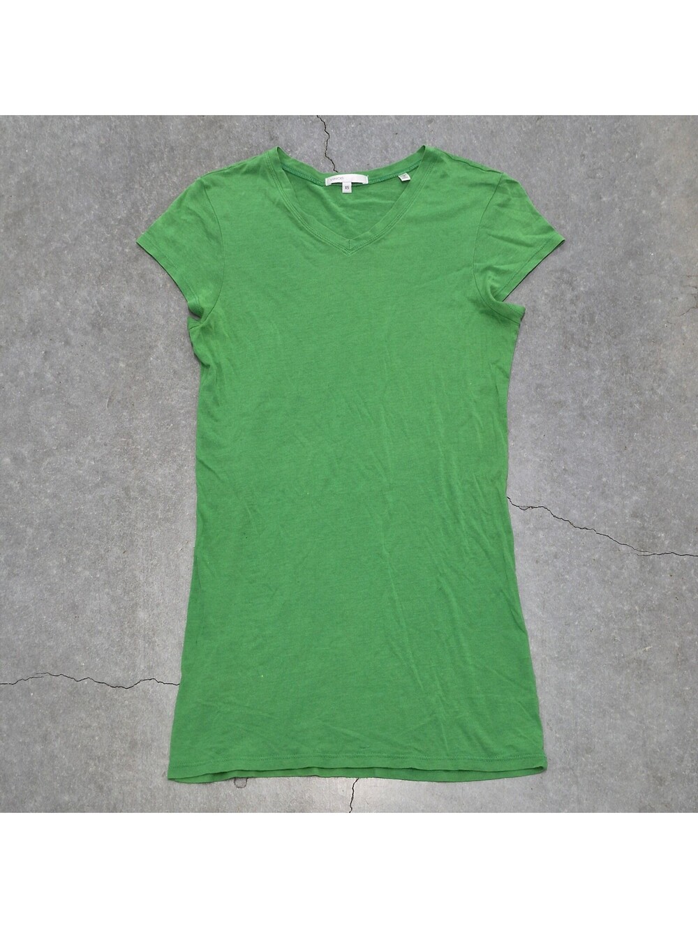 Vince Plain Green T Shirt
